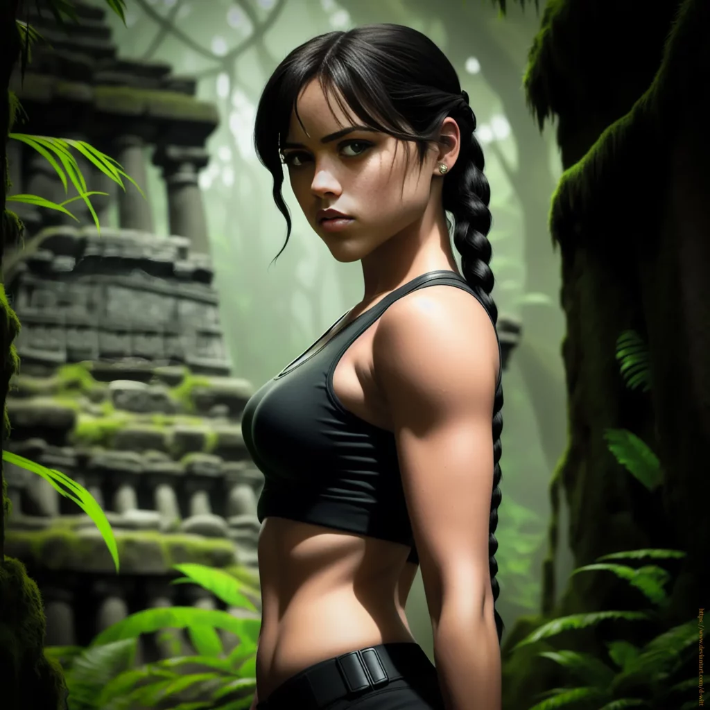 Jenna Ortega as Lara Croft
