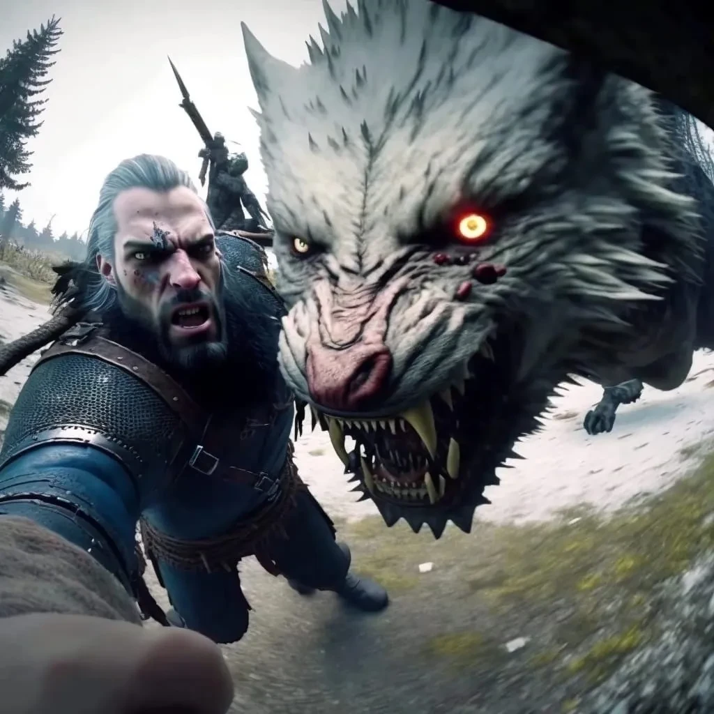 Geralt selfie