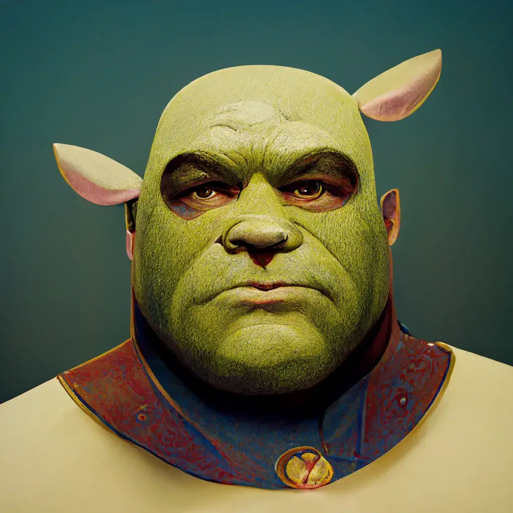 Shrek as a Marvel hero